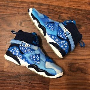Air Jordan 8 Retro ‘Snow Blizzard’ GS Boys 6Y US / Women’s 7.5 [305368-400]